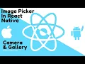 React Native Image Picker Pick from Camera Gallery