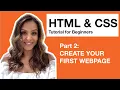 HTML CSS Tutorial for Beginners - 2