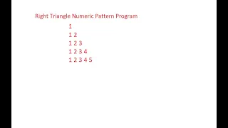 Pattern Program in JavaScript Numeric Pattern Program Fresher Interview Programs Quick learn