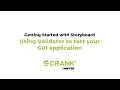 Using Validator to test Storyboard-built embedded UIs
