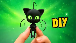🖌️✨ DIY Plagg Foami Sculpture Tutorial | Miraculous Cat Craft for Beginners! 😻🎨