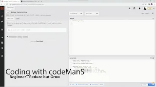 Archived Codewars 8 kyu Beginner - Reduce but Grow JavaScript