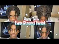 UPDATED How to two strand twist your own hair Life With Jrocc