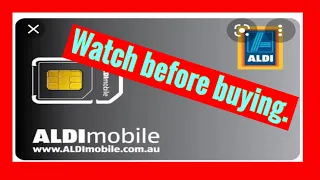 DON T BUY ALDI SIM CARD WATCH BEFORE BUYING