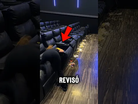 💰 ¡Esta chica encontró dinero escondido en los asientos del cine!