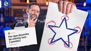 Por que DESENHO de ESTRELA tem 5 PONTAS?