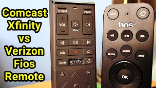 Comcast Xfinity vs Verizon Fios TV Remote Which is Best Pros and Cons How To Use and Review