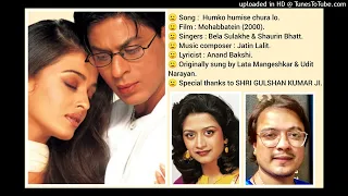 humko humise chura lo mohabbatein by bela sulakhe u0026 shaurin bhatt