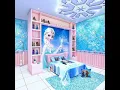 Frozen bed room decor for little girls