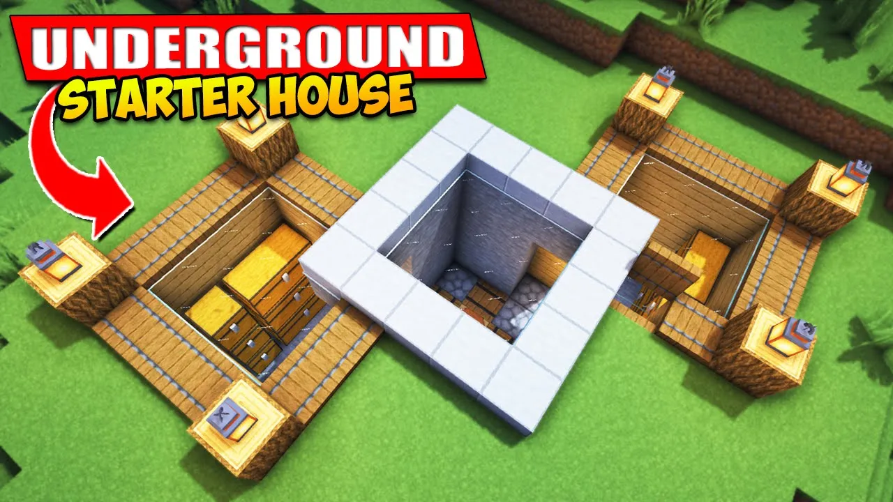 Minecraft Underground House Tutorial ????