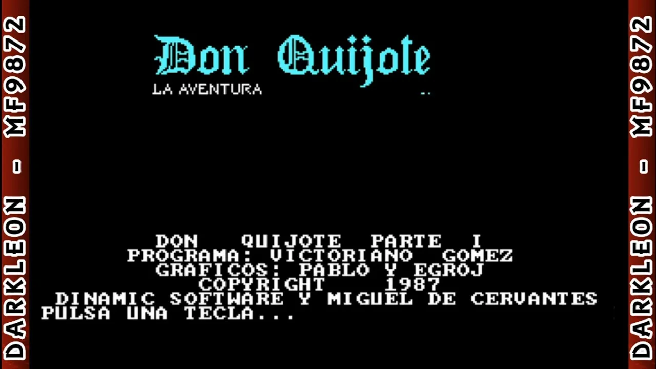 Don Quijote - [ 1987 - DOS - Full Playthrough ]