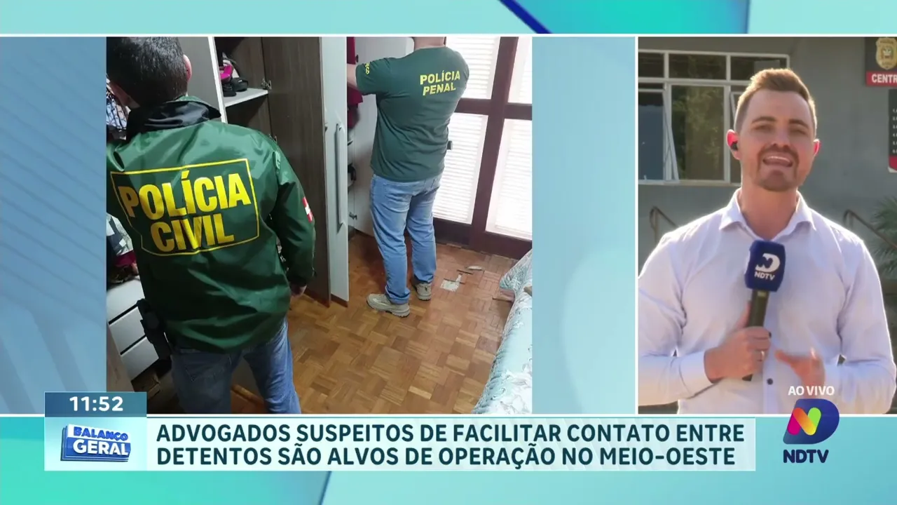 Advogados suspeitos de facilitar contato entre detentos são alvos de operação no Meio-oeste