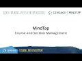 MindTap Course and Section Management