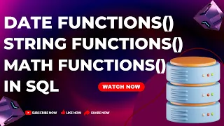 Practical-6 Date Functions String Functions Math Functions in sql