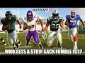 WHO CAN GET A STRIP SACK FUMBLE 1ST BRUCE SMITH REGGIE WHITE RANDLE PEPPERS Madden 19 Challenge
