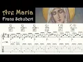Download Lagu AVE MARIA | FRANZ SCHUBERT | Complete | Acoustic Guitar Tutorial | Sheet Music \u0026 TAB