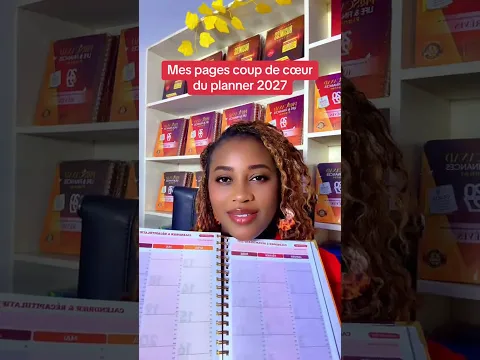 Mes pages coup de cœur du planner 2027 | Coach Prisca Nadine