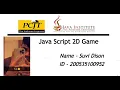 JavaScript 2D Game Project Java Institute Suvi Dison Perera