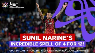 Sunil Narine At His SCINTILLATING Best Against The Tridents | CPL 2026