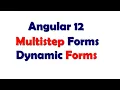 Angular 12 dynamic Forms Reactive Multistep Forms In Angular Angular multistep Forms TestyCodeiz