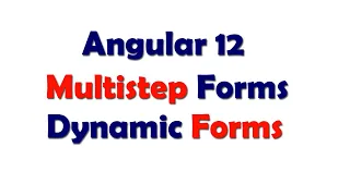 Angular 12 dynamic Forms Reactive Multistep Forms In Angular Angular multistep Forms TestyCodeiz