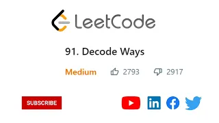 91 Decode Ways Java - Leetcode