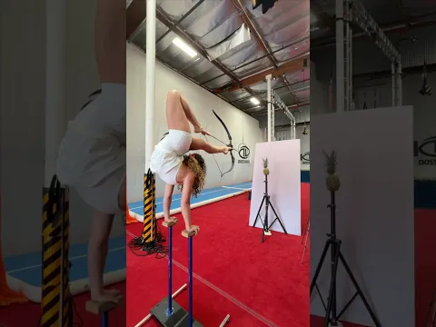Shooting a GRAPE with a Bow & Arrow