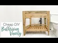 Cheap DIY Bathroom Vanity