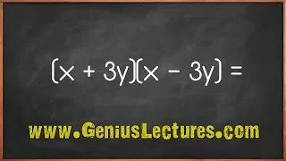 Multiplying Polynomials Special Cases - Beginning Algebra