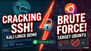 SSH Brute Force Attack Demo using Hydra in Kali Linux Ethical Hacking Lab