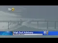 Huge Waves Skim Bottom Of Hermosa Beach Pier
