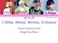 Download Lagu Q \u0026 A- Seventeen (S.Coups, Woozi, Vernon) \u0026 Ailee COLOUR CODED LYRICS (ENG/HAN/ROM)