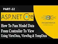 22 How To Pass Model Data From Controller To View Using ViewData ViewBag TempData