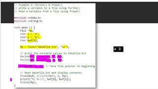 File Handling Functions in C 102 Programming in C