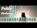 Download Lagu Fable - Oneheart (piano tutorial)