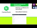 Soluciones HackerRank HackerRank solutions