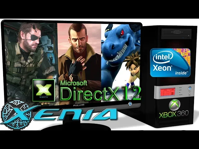XENIA [Xbox 360] - DirectX 12 [MGS. Blue Dragon. GTA4] Multi Test #3