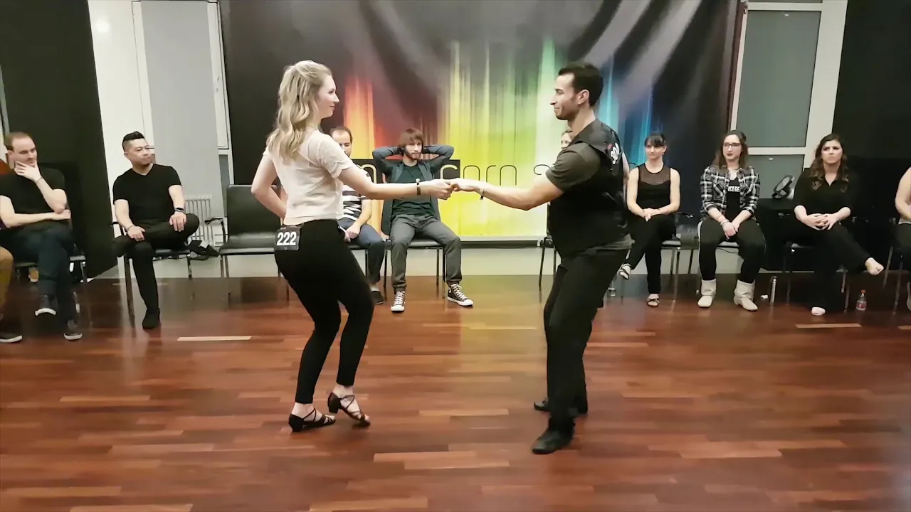 Markus Scherer & Vanessa Slaski - 3rd place Advanced Jack&Jill - Municorn Swing 2019