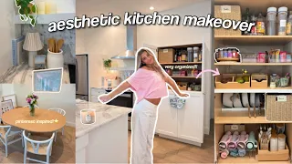 aesthetic kitchen makover & tour♡ hugee transformation
