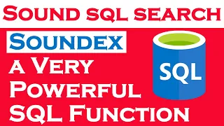 Soundex a Very Powerful SQL Function Use in Result Search Page