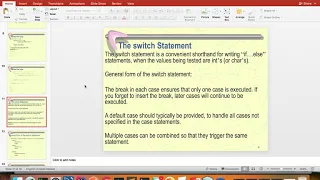 Array and Switch