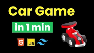 I Build Car Racing Game Using Javascript Html tailwind css