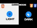 How To Create Mode Toggle Button with HTML CSS JavaScript codeVal Tutorial