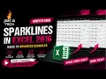 Sparklines in Excel 2016 Complete Tutorial for Beginners to Advanced with Dashboard Examples