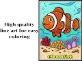 100 Printable Coloring Pages for Kids Animals Forest Ocean Farm Pets Etsy Digital Download