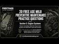 ASE MIL8 PMCS Practice Test Part 2 - Engine Systems