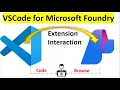 How to Work With Microsoft Foundry With VSCode Azure AI Foundry Azure AI VSCode Gen AI