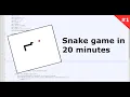 Speed Coding 1 - Making Snake game in 20 minutes Javascript