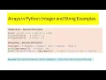 LESSON 3 SESSION 1 Arrays as Data Structures COMPUTING