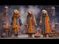 Lagu Saffron Smoke Parade – Surreal AI Dance Video 4K